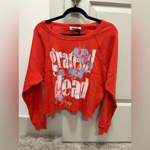 Daydreamer Small Grateful Dead Red Sweatshirt. ❤️⚡️
